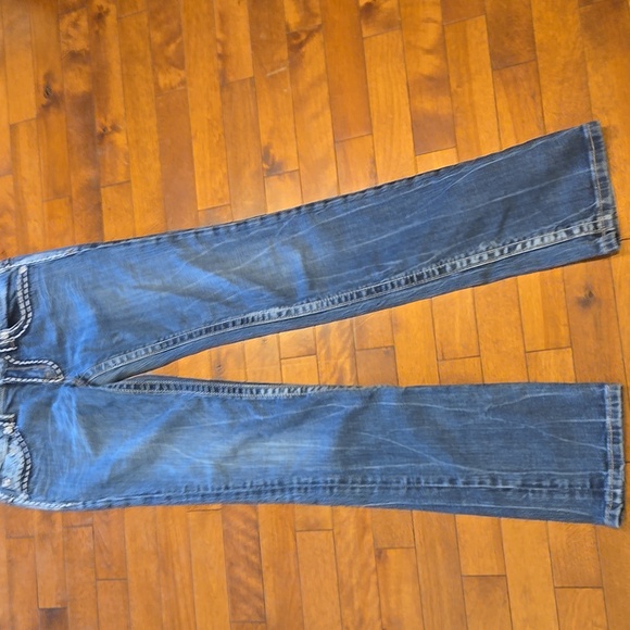 Miss Me Blue Jeans with Embellished Pockets 28 X 31 - Picture 4 of 6